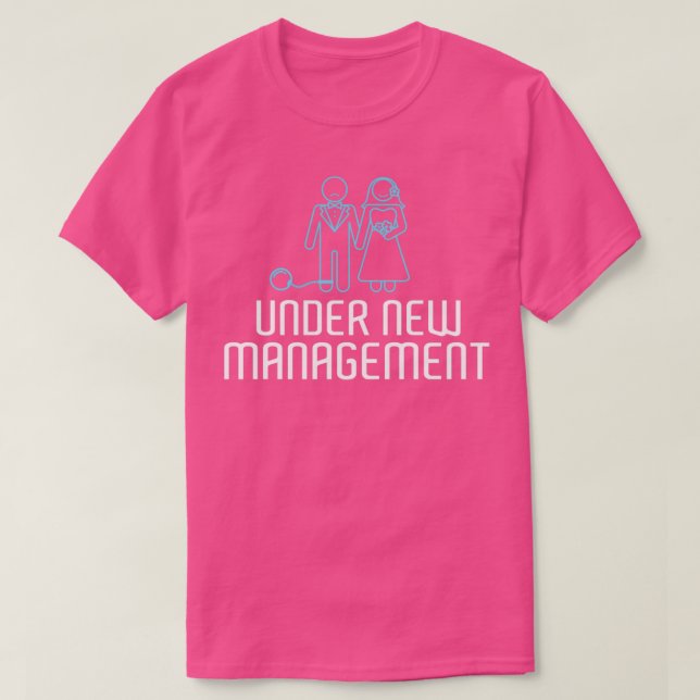 Under New Management Möhippa och Svärmoparty Natt T Shirt (Design framsida)