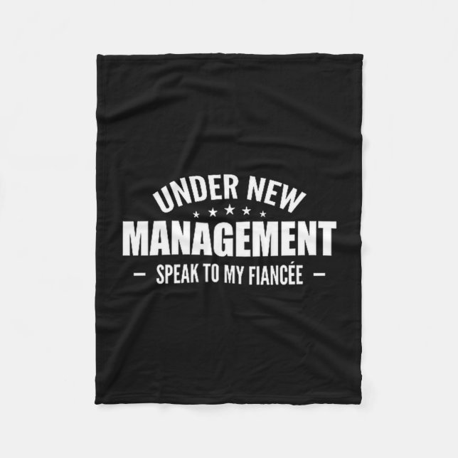 Under New Management Speak To My Fiancée - Future  Fleecefilt (Framsidan)