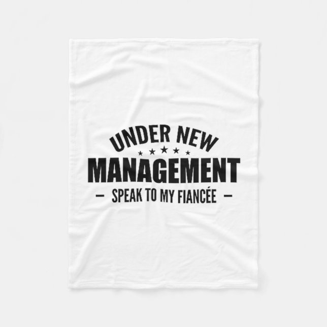 Under New Management Speak To My Fiancée - Future  Fleecefilt (Framsidan)