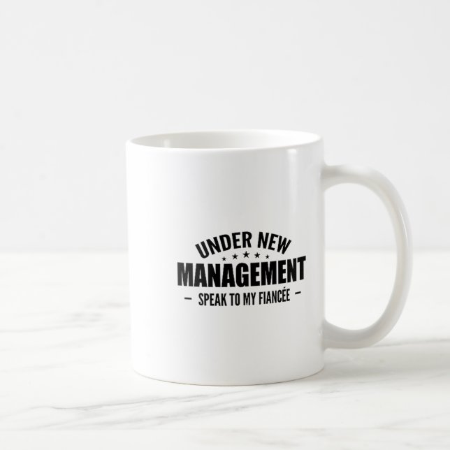 Under New Management Speak To My Fiancée - Future  Kaffemugg (Höger)