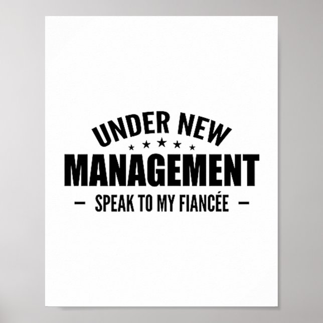 Under New Management Speak To My Fiancée - Future  Poster (Framsidan)
