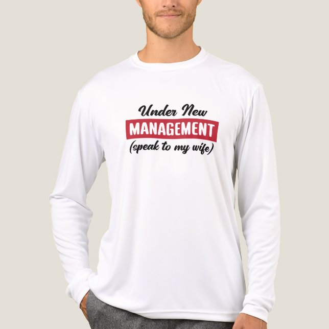 Under New Management T Shirt (Framsida)