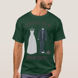 Under Ny hantering av Bride och Groom Giftermål T Shirt