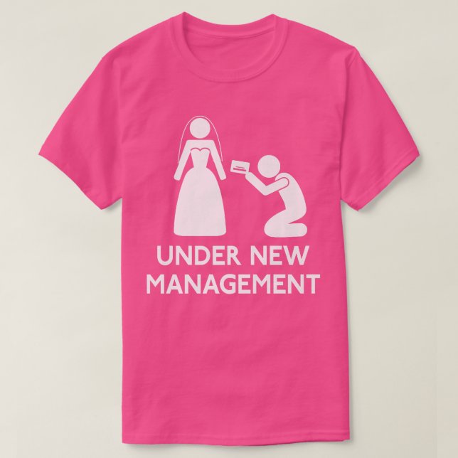 Under ny ledning Cool Groom Speningsfest  T Shirt (Design framsida)