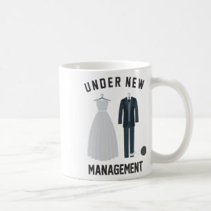 Under Nya Ledning För Brud Och Brudgum Bröllop Kaffemugg