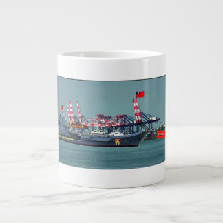 Under nytt ägarskap, visar en omvänd lycka. jumbo mugg