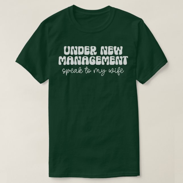 Under Nytt hanteringssamtal till min fru 3 T Shirt (Design framsida)