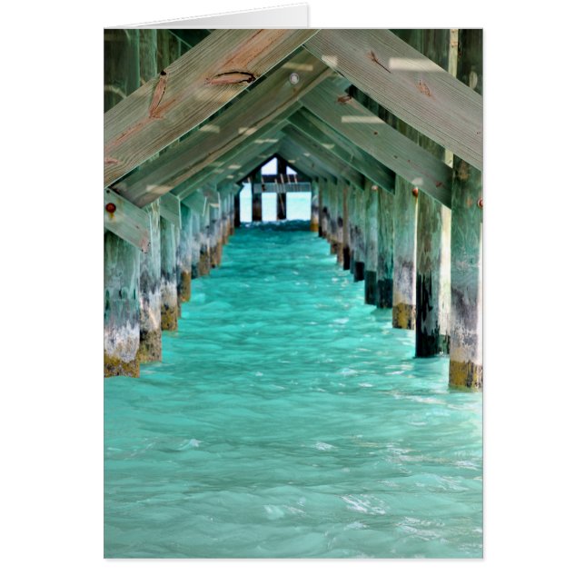 Under Ocean Pier Hälsningskort (Framsidan)