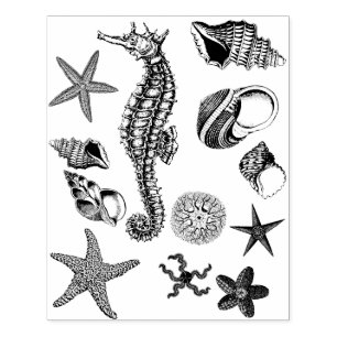 Under Oceanen frimärke Stämpel