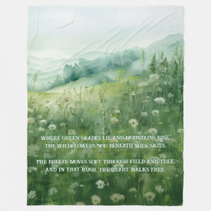 Under Open Himmel Fleece Blanket