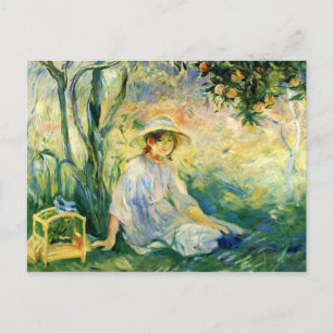 Under Orangetree av Berthe Morisot Vykort