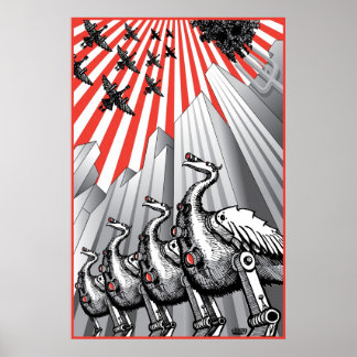 Under övervakning stor utskrift poster