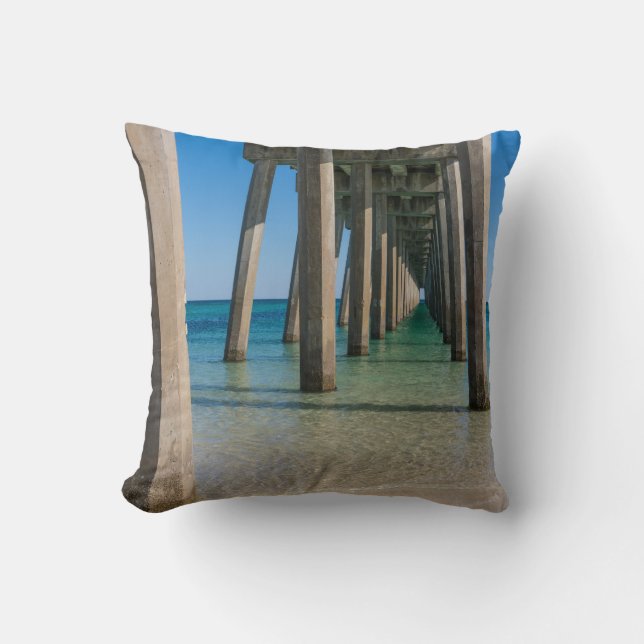 Under Pensacola Beach Pier Kudde (Framsida)