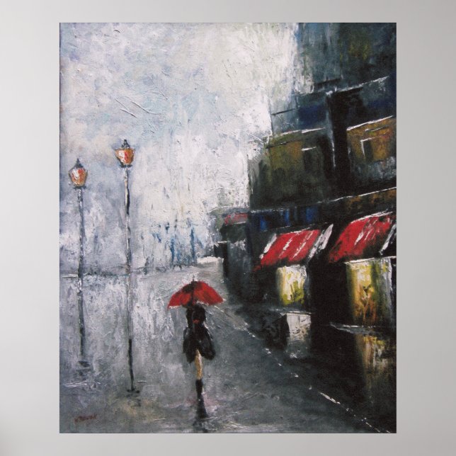 Under Röda paraplyet Poster (Framsidan)