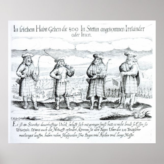 Under sådana omständigheter gjorde irländare poster (Framsidan)