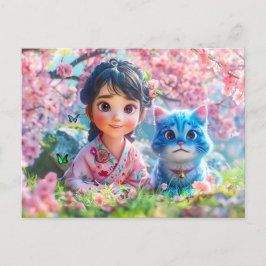 Under Sakura-trädet med min Ca Helg Vykort