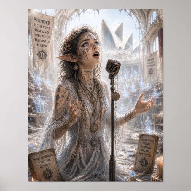 Under / Sångare / Australiensiska operascenen Poster (Framsidan)