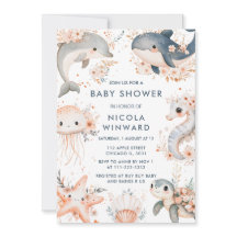 Under Sea Animals Baby Shower
