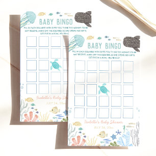 Under Sea Baby Shower Baby Bingo