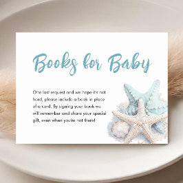 Under Sea Baby Shower Bokar för Baby Tilläggskort