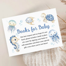 Under Sea Baby Shower Boy Bokar för Baby