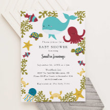 Under Sea Baby Shower Cute-Neutralten