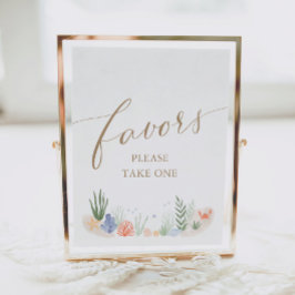 Under Sea Baby Shower Favors-signatur Poster