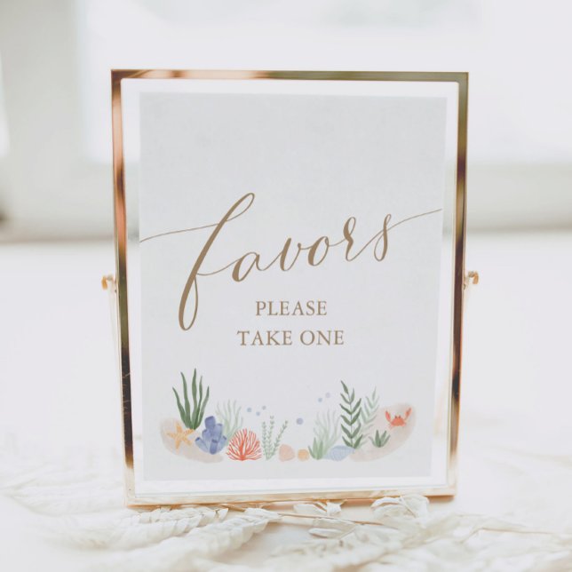 Under Sea Baby Shower Favors-signatur Poster (Skapare uppladdad)