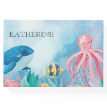 Under Sea Baby Shower Guest Bok