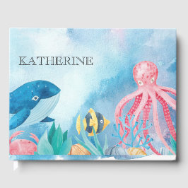 Under Sea Baby Shower Guest Bok
