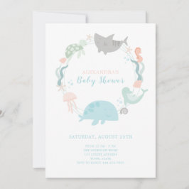 Under Sea Baby Shower-inbjudan Inbjudningar