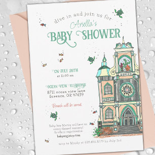 Under Sea Baby Shower Inbjudningar