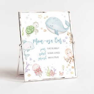 Under Sea Baby Shower Mamma Osa Pub Poster