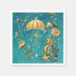 Under Sea Baby Shower Napkins Pappersservett