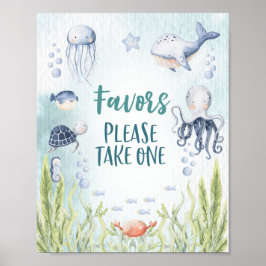 Under Sea Baby Shower Poster favoriter