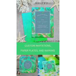 Under Sea Baby Shower Vattenflaskor Etikett