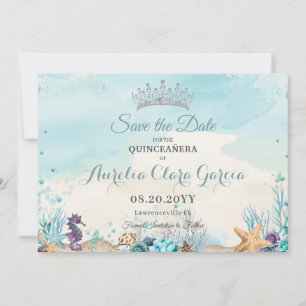 Under Sea Beach Quinceañera Spara datumet