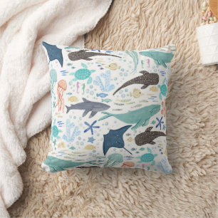 Under Sea Boy Baby Shower Kudde