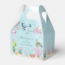 Under Sea Colorful Ocean Animals Baby Shower Presentaskar