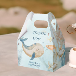 Under Sea Coral and Whale Baby Shower Presentaskar