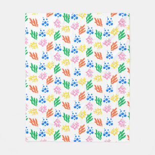 Under Sea Coral Seamless Mönster - Blankets Fleecefilt