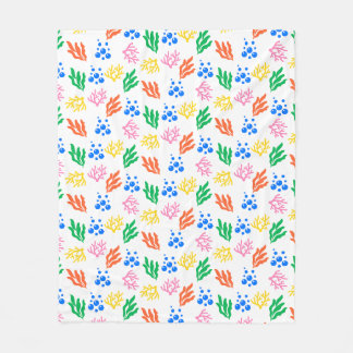 Under Sea Coral Seamless Mönster - Blankets Fleecefilt