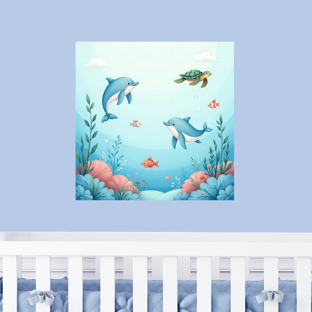 Under Sea Cute Kids Poster (Skapare uppladdad)