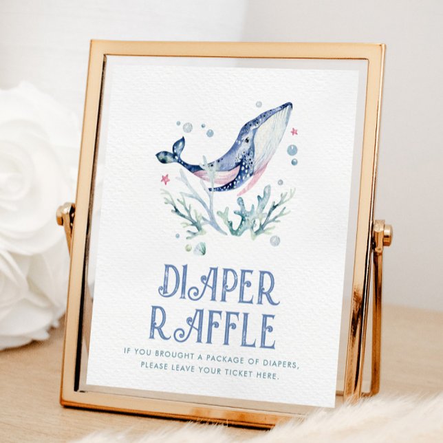 Under Sea Diaper Raffle Sign Poster (Skapare uppladdad)