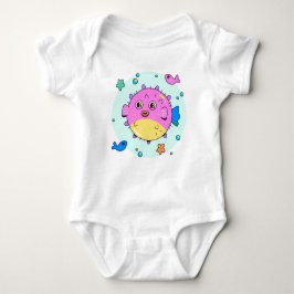 Under Sea Fish Äventyr Baby Bodydräkt T Shirt
