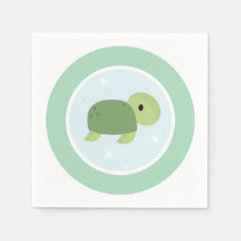 Under Sea Födelsedagsfest Turtle Pappersservett