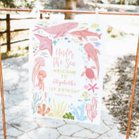 Under Sea Girls första födelsedag Välkomna