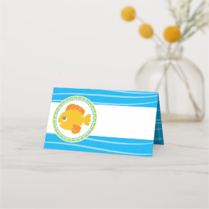 Under Sea Goldfish Birthday Placeringskort