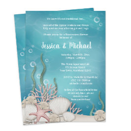 Under Sea Honeymoon Shower-inbjudningar Inbjudningar