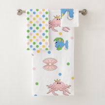 Under Sea Kids Bath Towel Set